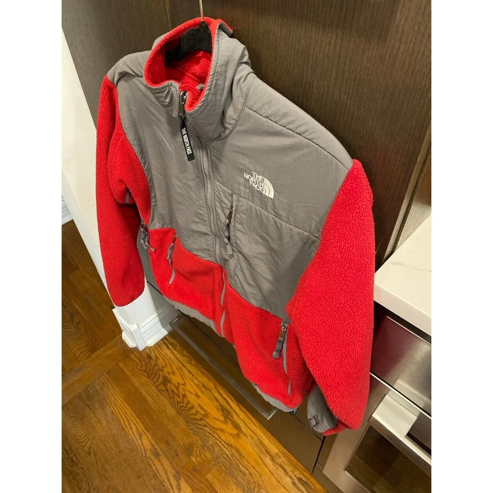 The North Face men's Denali‎ Fleece XL Red/Grey Vented men's small